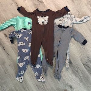 Carter 6 piece Footed Sleeper bundle